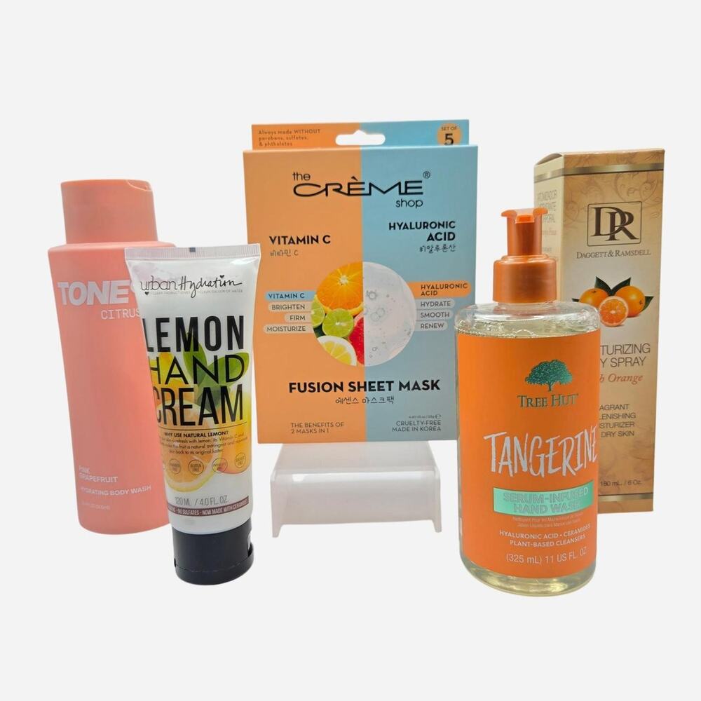 Citrus Fair Bundle - Tone Citrus, Tree Hut. Creme Shop